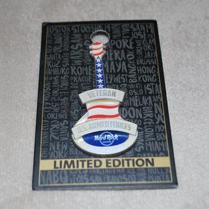 NWT Limited Edition Hard Rock Veterans Guitar Pin